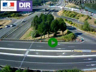 <h2>Webcam traffic à Grenoble-sud sur l'autoroute A480. Vue orientée vers l'entrée et la sortie de Grenoble</h2>