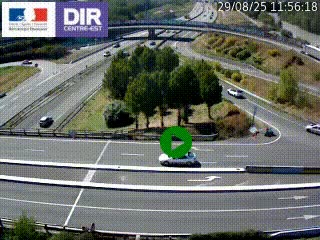 <h2>Webcam traffic à Grenoble-sud sur l'autoroute A480. Vue orientée vers l'entrée et la sortie de Grenoble</h2>