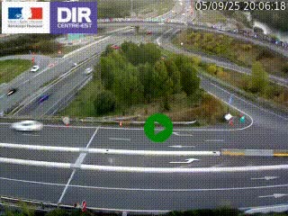 <h2>Webcam traffic à Grenoble-sud sur l'autoroute A480. Vue orientée vers l'entrée et la sortie de Grenoble</h2>