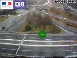 <h2>Webcam traffic à Grenoble-sud sur l'autoroute A480. Vue orientée vers l'entrée et la sortie de Grenoble</h2>