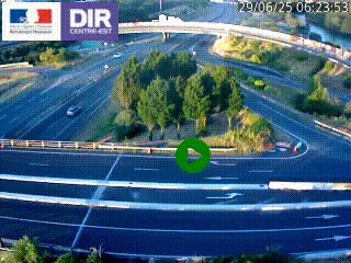 <h2>Webcam traffic à Grenoble-sud sur l'autoroute A480. Vue orientée vers l'entrée et la sortie de Grenoble</h2>