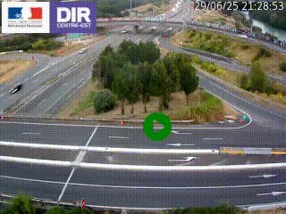 <h2>Webcam traffic à Grenoble-sud sur l'autoroute A480. Vue orientée vers l'entrée et la sortie de Grenoble</h2>