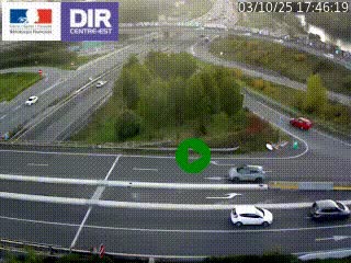 <h2>Webcam traffic à Grenoble-sud sur l'autoroute A480. Vue orientée vers l'entrée et la sortie de Grenoble</h2>
