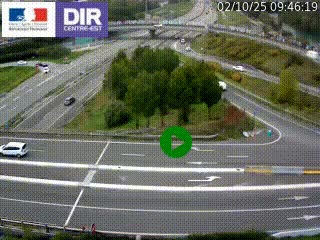<h2>Webcam traffic à Grenoble-sud sur l'autoroute A480. Vue orientée vers l'entrée et la sortie de Grenoble</h2>