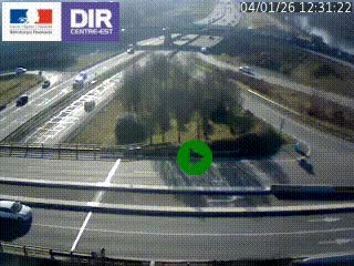 <h2>Webcam traffic à Grenoble-sud sur l'autoroute A480. Vue orientée vers l'entrée et la sortie de Grenoble</h2>