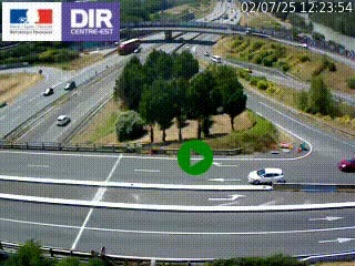 <h2>Webcam traffic à Grenoble-sud sur l'autoroute A480. Vue orientée vers l'entrée et la sortie de Grenoble</h2>