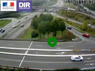 <h2>Webcam traffic à Grenoble-sud sur l'autoroute A480. Vue orientée vers l'entrée et la sortie de Grenoble</h2>
