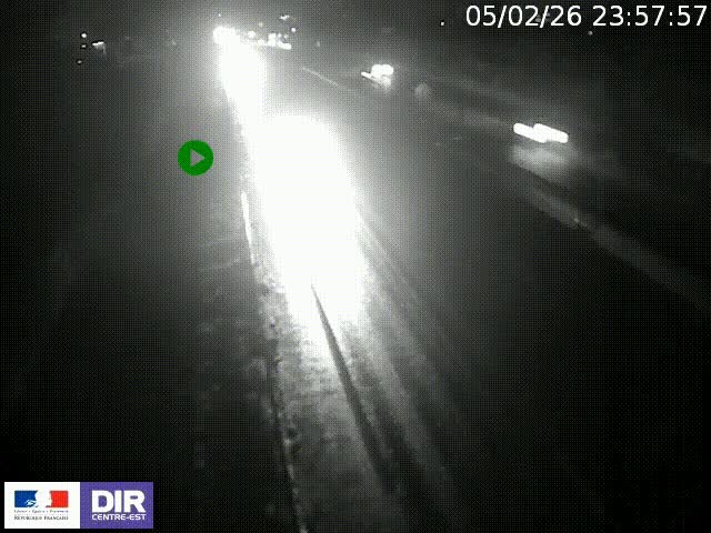 <h2>Webcam à Bron sur l'A43 à la jonction avec le boulevard périphérique de Lyon (D383). Vue orientée vers Lyon</h2>