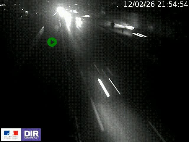 <h2>Webcam à Bron sur l'A43 à la jonction avec le boulevard périphérique de Lyon (D383). Vue orientée vers Lyon</h2>