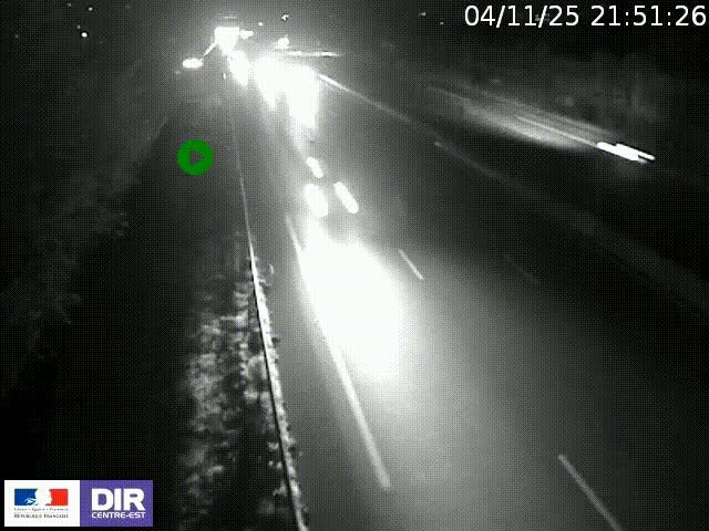 <h2>Webcam à Bron sur l'A43 à la jonction avec le boulevard périphérique de Lyon (D383). Vue orientée vers Lyon</h2>