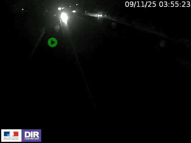 <h2>Webcam à Bron sur l'A43 à la jonction avec le boulevard périphérique de Lyon (D383). Vue orientée vers Lyon</h2>