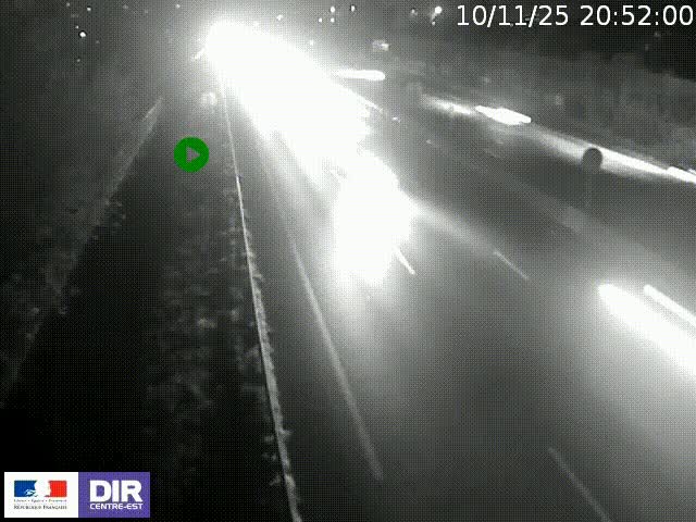 <h2>Webcam à Bron sur l'A43 à la jonction avec le boulevard périphérique de Lyon (D383). Vue orientée vers Lyon</h2>