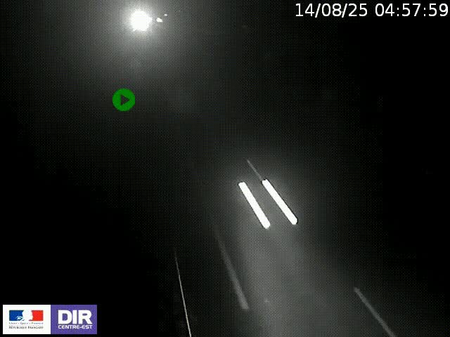 <h2>Webcam à Bron sur l'A43 à la jonction avec le boulevard périphérique de Lyon (D383). Vue orientée vers Lyon</h2>
