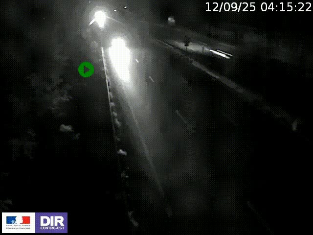 <h2>Webcam à Bron sur l'A43 à la jonction avec le boulevard périphérique de Lyon (D383). Vue orientée vers Lyon</h2>