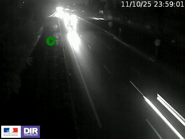 <h2>Webcam à Bron sur l'A43 à la jonction avec le boulevard périphérique de Lyon (D383). Vue orientée vers Lyon</h2>