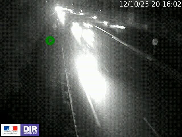 <h2>Webcam à Bron sur l'A43 à la jonction avec le boulevard périphérique de Lyon (D383). Vue orientée vers Lyon</h2>