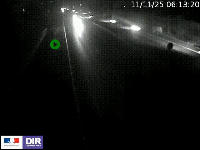 <h2>Webcam à Bron sur l'A43 à la jonction avec le boulevard périphérique de Lyon (D383). Vue orientée vers Lyon</h2>