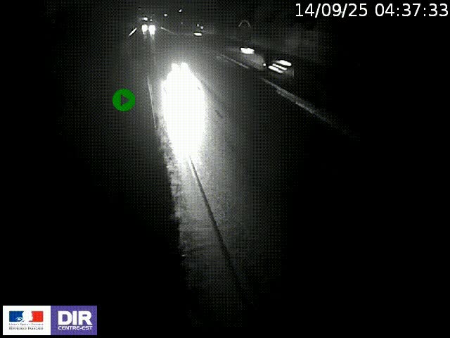 <h2>Webcam à Bron sur l'A43 à la jonction avec le boulevard périphérique de Lyon (D383). Vue orientée vers Lyon</h2>