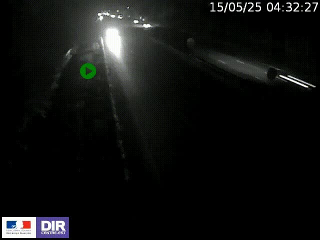 <h2>Webcam à Bron sur l'A43 à la jonction avec le boulevard périphérique de Lyon (D383). Vue orientée vers Lyon</h2>