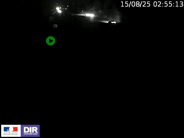 <h2>Webcam à Bron sur l'A43 à la jonction avec le boulevard périphérique de Lyon (D383). Vue orientée vers Lyon</h2>