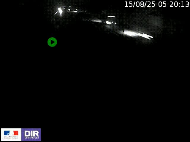 <h2>Webcam à Bron sur l'A43 à la jonction avec le boulevard périphérique de Lyon (D383). Vue orientée vers Lyon</h2>