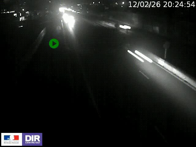 <h2>Webcam à Bron sur l'A43 à la jonction avec le boulevard périphérique de Lyon (D383). Vue orientée vers Lyon</h2>