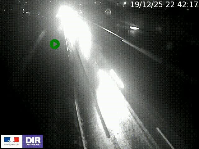 <h2>Webcam à Bron sur l'A43 à la jonction avec le boulevard périphérique de Lyon (D383). Vue orientée vers Lyon</h2>