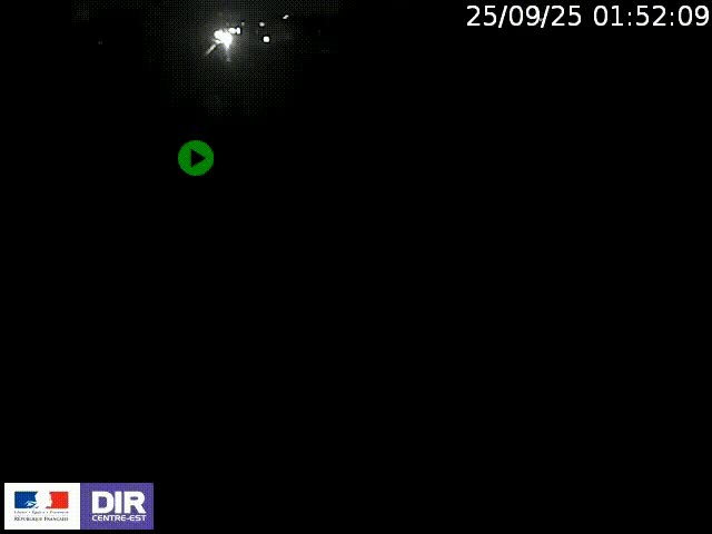 <h2>Webcam à Bron sur l'A43 à la jonction avec le boulevard périphérique de Lyon (D383). Vue orientée vers Lyon</h2>