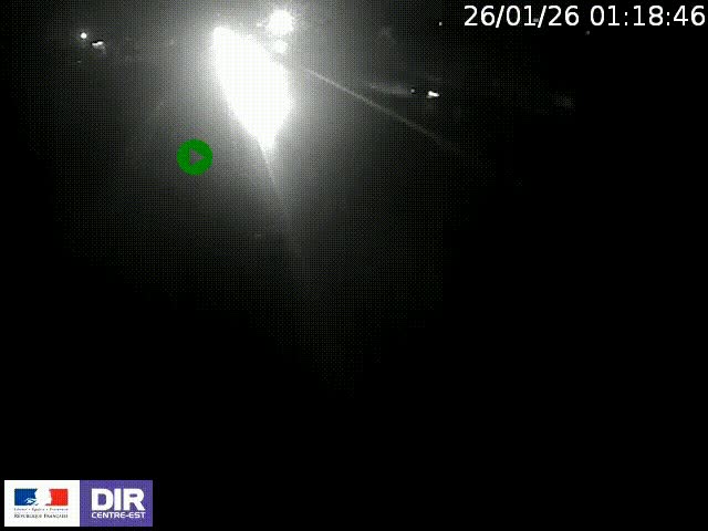 <h2>Webcam à Bron sur l'A43 à la jonction avec le boulevard périphérique de Lyon (D383). Vue orientée vers Lyon</h2>