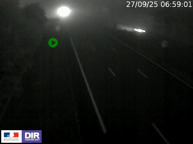 <h2>Webcam à Bron sur l'A43 à la jonction avec le boulevard périphérique de Lyon (D383). Vue orientée vers Lyon</h2>