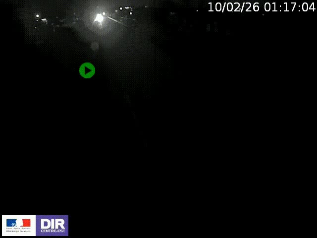 <h2>Webcam à Bron sur l'A43 à la jonction avec le boulevard périphérique de Lyon (D383). Vue orientée vers Lyon</h2>