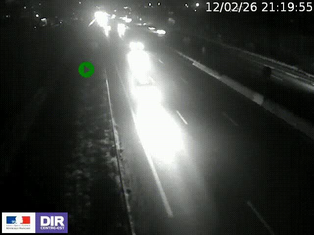 <h2>Webcam à Bron sur l'A43 à la jonction avec le boulevard périphérique de Lyon (D383). Vue orientée vers Lyon</h2>