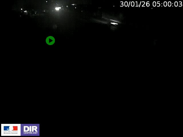 <h2>Webcam à Bron sur l'A43 à la jonction avec le boulevard périphérique de Lyon (D383). Vue orientée vers Lyon</h2>