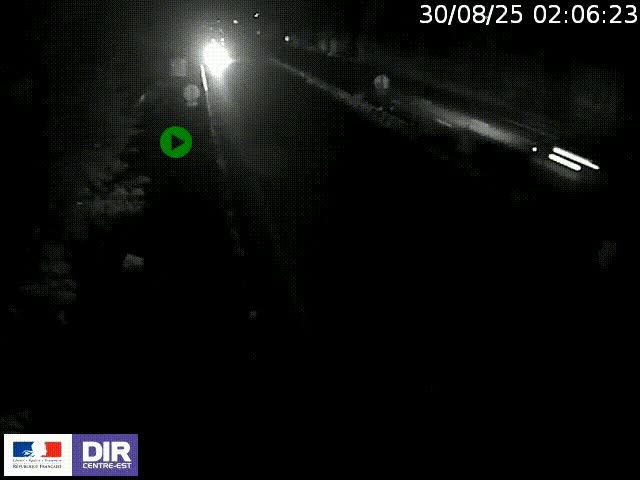 <h2>Webcam à Bron sur l'A43 à la jonction avec le boulevard périphérique de Lyon (D383). Vue orientée vers Lyon</h2>