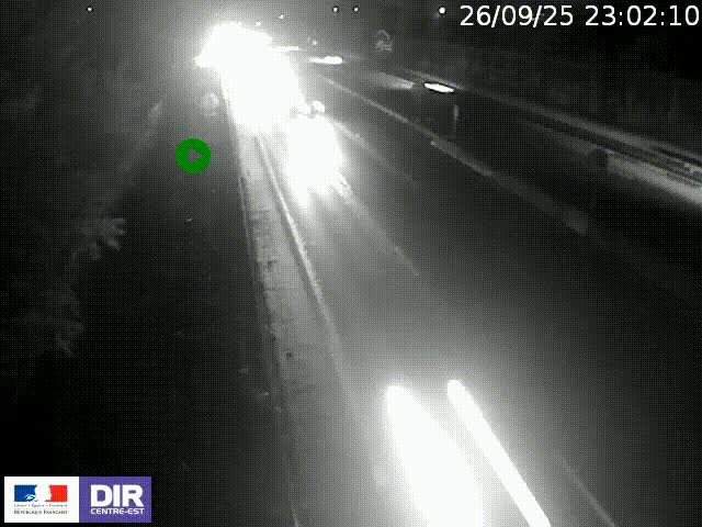 <h2>Webcam à Bron sur l'A43 à la jonction avec le boulevard périphérique de Lyon (D383). Vue orientée vers Lyon</h2>