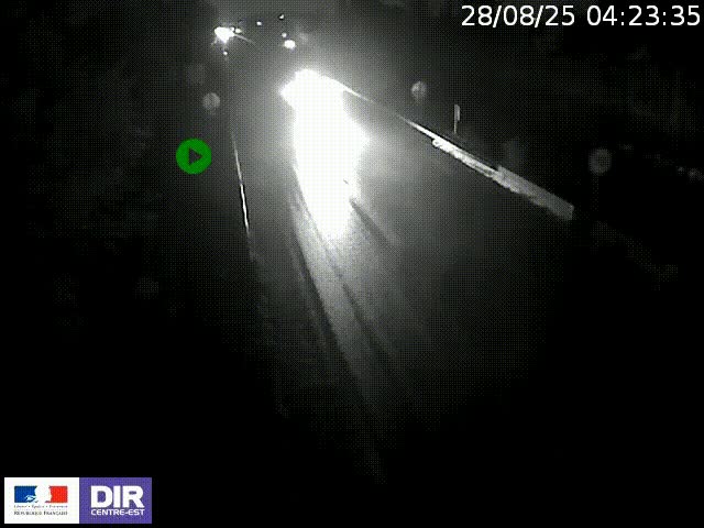 <h2>Webcam à Bron sur l'A43 à la jonction avec le boulevard périphérique de Lyon (D383). Vue orientée vers Lyon</h2>