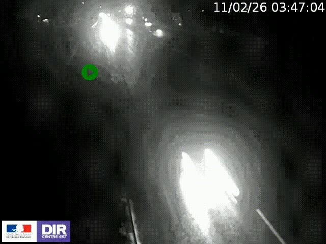 <h2>Webcam à Bron sur l'A43 à la jonction avec le boulevard périphérique de Lyon (D383). Vue orientée vers Lyon</h2>