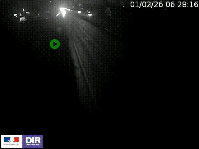 <h2>Webcam à Bron sur l'A43 à la jonction avec le boulevard périphérique de Lyon (D383). Vue orientée vers Lyon</h2>