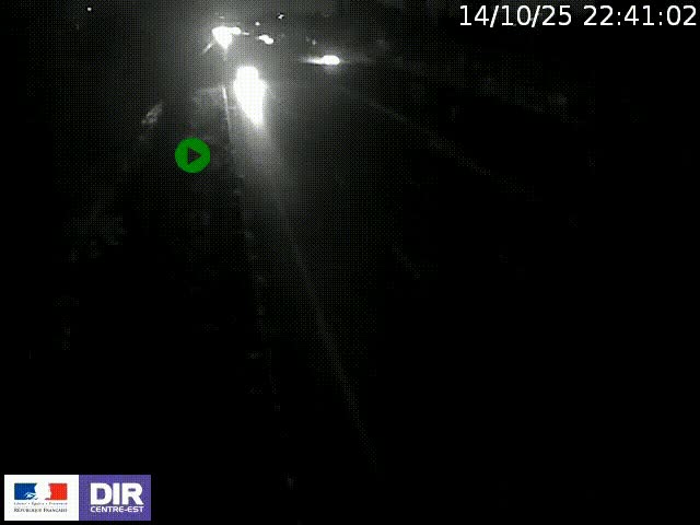 <h2>Webcam à Bron sur l'A43 à la jonction avec le boulevard périphérique de Lyon (D383). Vue orientée vers Lyon</h2>