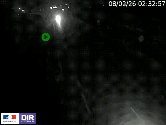 <h2>Webcam à Bron sur l'A43 à la jonction avec le boulevard périphérique de Lyon (D383). Vue orientée vers Lyon</h2>