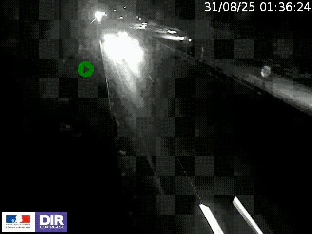 <h2>Webcam à Bron sur l'A43 à la jonction avec le boulevard périphérique de Lyon (D383). Vue orientée vers Lyon</h2>