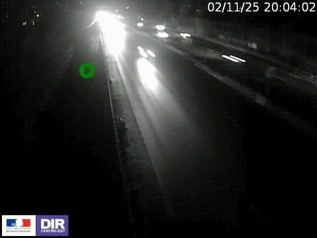 <h2>Webcam à Bron sur l'A43 à la jonction avec le boulevard périphérique de Lyon (D383). Vue orientée vers Lyon</h2>