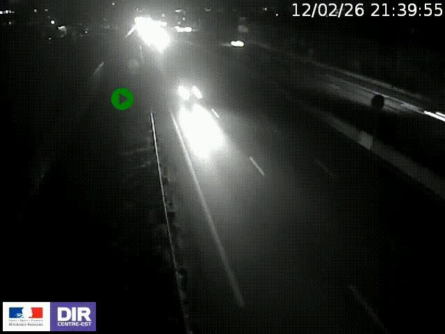 <h2>Webcam à Bron sur l'A43 à la jonction avec le boulevard périphérique de Lyon (D383). Vue orientée vers Lyon</h2>