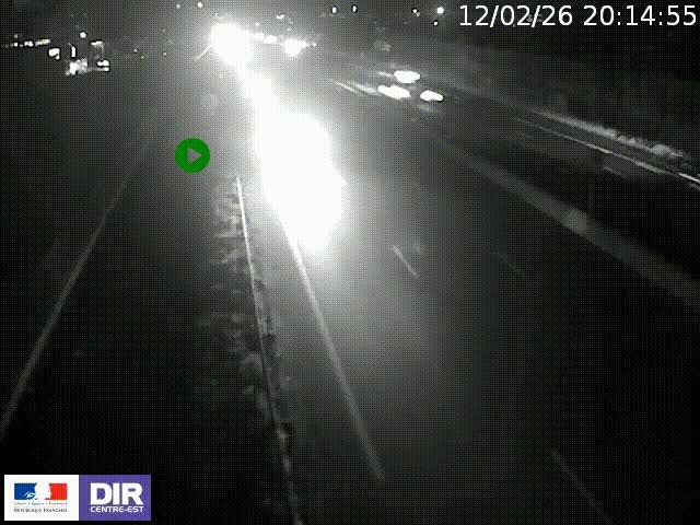 <h2>Webcam à Bron sur l'A43 à la jonction avec le boulevard périphérique de Lyon (D383). Vue orientée vers Lyon</h2>