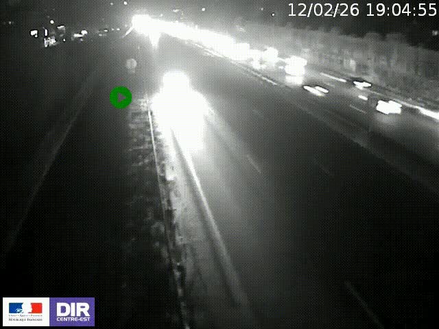 <h2>Webcam à Bron sur l'A43 à la jonction avec le boulevard périphérique de Lyon (D383). Vue orientée vers Lyon</h2>