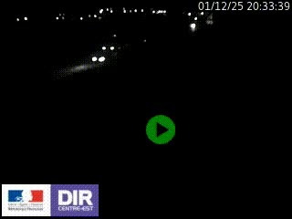 Webcam routière sur la RN6 à Auxerre, à hauteur de la sortie Monéteau, en direction de l'A6 (Gurgy)