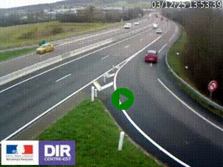 <h2>Webcam routière sur la RN6 à Auxerre, à hauteur de la sortie Monéteau, en direction de l'A6 (Gurgy)</h2>