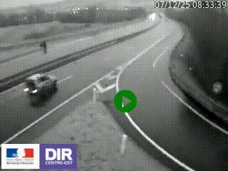 <h2>Webcam routière sur la RN6 à Auxerre, à hauteur de la sortie Monéteau, en direction de l'A6 (Gurgy)</h2>