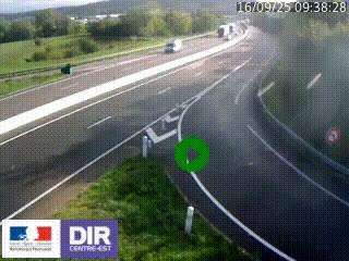 <h2>Webcam routière sur la RN6 à Auxerre, à hauteur de la sortie Monéteau, en direction de l'A6 (Gurgy)</h2>