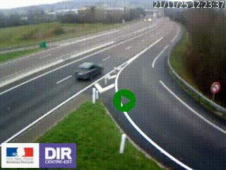 <h2>Webcam routière sur la RN6 à Auxerre, à hauteur de la sortie Monéteau, en direction de l'A6 (Gurgy)</h2>
